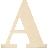 MPI MDF Classic Font Wood Letters and Numbers, 9.5-Inch, Letter A [並行輸入品]