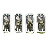 puikko シールタイプステッカー（4枚セット） 妖怪 アマビエ