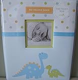 Pearhead L'il Peach Baby Record Book Boy Blue Dinosaur Scrapbook Photo Album by Pearhead by Pearhead