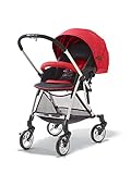 ピジョン Runfee ef (ランフィエフ) オート4輪機能 ハイシート両対面式ベビーカー ブリティッシュレッド