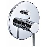 ダイバータ弁トリムのバランスドーンキッチン＆バスD2222301C圧力 - レバーハンドル - クローム