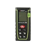 URIJK レーザー距離計 ポータブル距離測定器 距離/面積/体積/ピタゴラス 連続測定 自動計算 最大測定距離40ｍ コンパクト 操作簡単 防塵　防水