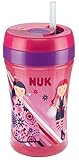 NUK Easy Learning Fun Cup 300ml with straw, colour red by NUK