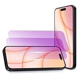 DXQ ブルーライトカット iPhone15Plus用 ガラスフィルム 目の疲れ軽減 あいふおん15plus 強化ガラス いphone15Plus 保護フィルム アイフォン15プラス 液晶保護 シート 6.7インチ【貼付け簡単 指紋防止 気泡ない 2枚セット】