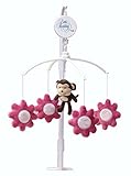 Little Bedding Jungle Musical Mobile, Raspberry by Little Bedding