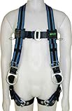 Miller by Honeywell E650D-58/S/MBL DuraFlex 650 Series Full-Body Stretchable Harness with tongue Buc