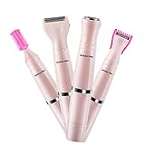Lechin レディースシェーバー VIO専用シェーバー 4 in 1 電気シェーバー 女性用脱毛器 ウェット＆ドライ