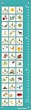 Oopsy Daisy Fine Art for Kids Everything ABC Blue Growth Chart by Finny and Zook, 12 x 42" [並行輸入品]