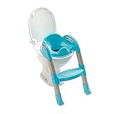 Thermobaby Kiddyloo Toilet Seat Reducer Turquoise/Grey by Thermobaby