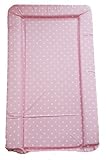 Girls Deluxe PVC Change/Changing Mat - PINK & WHITE POLKA DOTS by Baby Best Buys