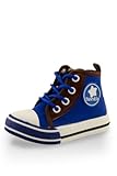 Toddler Boys '高カフキャンバスシューズ US サイズ: 8 M US Toddler カラー: ブルー