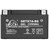 LEOCH ゲル型 バイク用バッテリー GETX7A-BS (YTX7A-BSと互換) ジェルタイプ メンテナンスフリー 長寿命 高性能型 アドレス v125