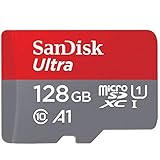 【5年保証】microSDXC 128GB サンディスク UHS-1 超高速U1 FULL HD アプリ最適化 Rated A1対応 JNHオリジナルSDアダプ付 [並行輸入品]