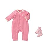 [ミキハウス] MIKIHOUSE 【ミキハウス(ベビー)】 うさちゃんのカバーオールセット (60cm-70cm) 44-1204-670 ピンク