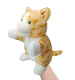 パペットマペット パペット パペット人形 ハンドパペット 指人形 腹話術 人形 口が動く ねこ 猫 ネコ にゃんこ(ねこ)