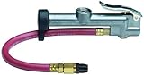 Tru-Flate 17-851 10-20 PSI Deluxe Inflator Gauge With 12 Hose And Straight-On Chuck [並行輸入品]