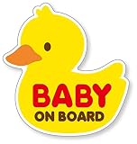 【Babystity】 赤ちゃん乗っています Baby On Board マグネット ステッカー サイン (マグネット, No,15)