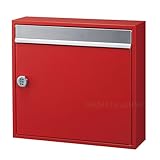 【集合住宅用ポスト】 メンフィス　マットレッド　【正規販売店】