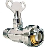 Sharkbite 24732LF 1/2-Inch x 3/8-Inch Compression Loose Key Straight Stop by Sharkbite