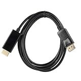 origin DisplayPort to HDMI 変換ケーブル 1.8m DP→HDMI 金メッキ 1080p 映像、音声同時出力 モニター プロジェクターに DisplayPort(オス)入力→HDMI端子(オス)出力 (ブラック) DP2HDMI18-BK