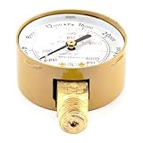 Forney 87727 Oxygen Gauge, High Pressure, 2-Inch-by-1/4-Inch NPT, 0-4000 PSI [並行輸入品]