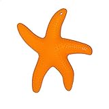 Amyster Baby Starfish Silicone Teether Appease Toys Molars (Orange) by Amyster