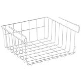 食器棚 戸棚下ラック 吊り棚 吊戸棚 収納カゴ 吊り下げ収納 スチールラック キッチン収納 スペースラック 掛け式 吊り戸棚下収納ラック 便利なシンク下収納棚 冷蔵庫保管用 多機能 キッチン 教室