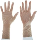 Ansell Nitrilite 93-401 Nitrile Glove, Powder Free, Rolled Beaded Cuff, 12 Length, 5 mils Thick, X-S