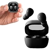 Kandar 寝ホン 小型 睡眠用イヤホン 痛くない ワイヤレス Bluetooth 寝ながら ワイヤレスイヤホン ミニサイズ 超小型 カナルタイプ 左右分離型 片耳/両耳 Type‐C iOS Android mu15（ブラック）