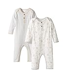 [パンプキン パッチ] Pumpkin Patch Kids ガールズ 2-Pack All-In-One ワンピース French Vanilla 6-12 Months [並行輸入品]