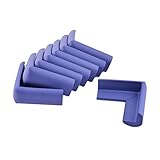 uxcell コーナークッション　コーナーガード　コーナーパッド　コーナーカバー エッジ カバー バンパー テーブル 引き出し キャビネット　プロテクション　クッション 気泡ゴム製 パープル 8個入れ