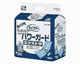 【紙おむつ：パッドタイプ】ライフリー さらさらパワーガード エクストラ ◆18枚×4個 ■男女共用 [58764]