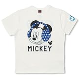 ベビードール ディズニー ヘッドホン貼付ミッキーTシャツ 男女兼用 DISNEY Collection M ホワイト