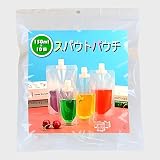 EXLEAD スパウトパウチ 透明 100ml 10個 セット 【100ml 150ml 200ml 250ml 300ml 380ml 500ml 選択可】 ドリンク パウチ パック スパウト 大口 保存 容器 飲料 容器 ジュースパック ふた付 ゼリー 空容器 ジュース 自立 スパウトパウチスタンド 袋 テイクアウト