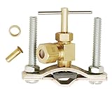 Plumb Pak PP25502LF Saddle Valve 1/4-Inch Od Lead Free For 3/8-Inch-3/4-Inch Od Tube, by Plumb Pak