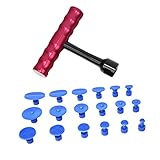 Dolity ユニバーサル　デントリペアツール　バキュームリフター　凹み直し　引っ張り工具　DIY修理工具　Tバー　18タブ