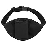 TOYANDONA 調節可能マイクベルト ポーチ付き 軽量ウエストホルダー 送信機収納 マイクホルダー フィットネスインストラクター ヨガ教師対応 30.71インチ幅