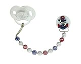 Anchor Pacifier Clip by Crystal Dream