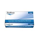 ProWorks GL-N106FX Nitrile Exam Grade Disposable Gloves 5 mil Blue Powder-Free X-Large 9.5 Length (1
