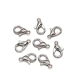 【10pcs】カニカン パーツ マスク チャーム パーツ レディース ピアスパーツ 金具 パーツ 丸円金具 アクセサリー カニフック DIY手芸ハンドメイド 留め具 基礎金具 バッグチェーン 材料 エンドパーツ 部品 ハンドメイド (e.18mm, 4.シルバー)