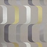 York Wallcoverings y6221004 Mid Centuryリボン壁紙、Blacks