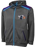 Charlotte Hornets NBAマジェスティックBoys Full Zip Hoodieチャコールユースサイズ S