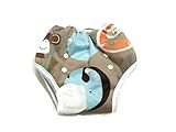 BB2 Adjustable Baby Toddler Potty Toilet Training Reusable Bamboo Pants (Adjustable, Farm Animals) b