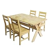 無垢 ダイニングセット 5点セット カントリー家具 手作り ナチュラル 北欧カントリー風 カントリー調