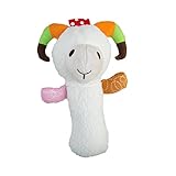 ノーブランド品 キュート　動物ぬいぐるみ　ハンドベル　児童の楽器　部屋飾り　ギフト　全3パタン - 小羊, 18.5 * 14 * 4.5センチメートル