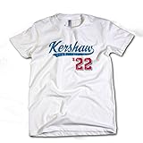 クレイトンKershawスクリプトホワイト8