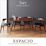 ダイニングセット 5点セット【espacio】北欧モダンデザインダイニング【espacio】エスパシオ