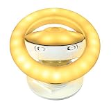 モーションセンサーLEDナイトライトLeadstar UFO型USB充電式360度回転ボディ検出器壁ライトwith Detachableマグネットベースの寝室廊下階段コリドーデスク(ウォームホワイト)