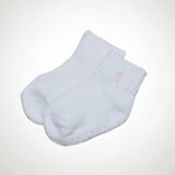 ポロ ラルフローレン ベビー・グリップ付ソックス[白]（女の子6～24か月用）[並行輸入品]18～24M