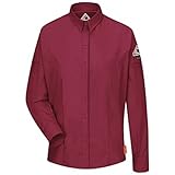 Bulwark FR IQシリーズレディース長袖シャツ – Cat 2 – qs31 カラー: レッド